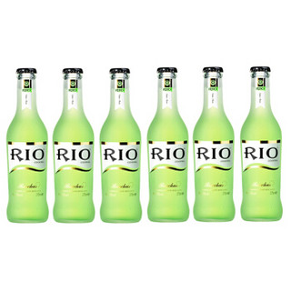 锐澳（RIO）洋酒 鸡尾酒 预调酒果酒 青柠味 275ml*6瓶