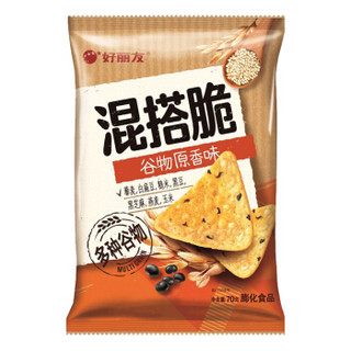 商品orion好丽友休闲零食薯片混搭脆谷物原香味70g袋
