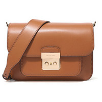 MICHAEL KORS 迈克·科尔斯 SLOAN EDITOR系列 女士牛皮斜挎包 30T7GS9L3L ACORN 棕色