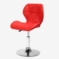乐高赫曼 吧台椅 凳子 可升降靠背酒吧椅子旋转前台收银椅高脚凳LG-308-红色