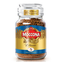 Moccona 纯咖啡粉 经典低因冻干速溶黑咖啡 100g *5件