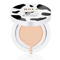 赫拉 HOLA 牛奶多效保湿气垫BB霜 不脱妆粉底液 底妆(自然色)15g(控油保湿 轻薄透亮 修容遮瑕)