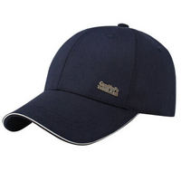 GLO-STORY 棒球帽 男士户外运动遮阳帽韩版百搭鸭舌帽 MMZ814107 深蓝色