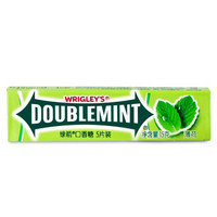 DOUBLEMINT 绿箭 口香糖 原味薄荷味 15g  5片 片装