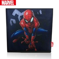 漫威(Marvel)汽车收纳盒 置物盒 车载收纳箱 储物箱 家用整理箱 玩具收纳箱 正版漫威 蜘蛛侠25*25cm