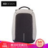 XDDESIGN 蒙马特城市安全防盗背包 经典版 商务男女款双肩包15英寸笔记本电脑包 018-500-08 休闲背包 灰色
