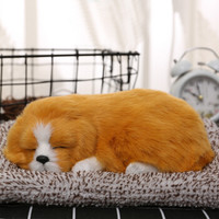 卡莱饰 时尚汽车摆件炭包公仔猫狗 仿真狗车载车上车内装饰品新车除味碳包 汪星人-黄金犬