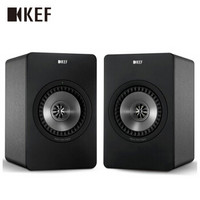 KEF X300A 发烧电脑音箱 书架音箱 高保真音箱 高清音质设计 音响 黑古银
