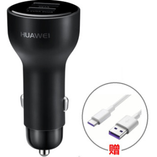 华为huawei 4 5v5a车载充电器 Supercharge快充双usb输出黑色适用于华为p Mate10 P10 Mate9系列 报价价格评测怎么样 什么值得买