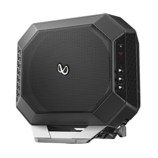 哈曼汽车音响改装/加装 通用型后备箱双10英寸带箱体车载有源重低音炮