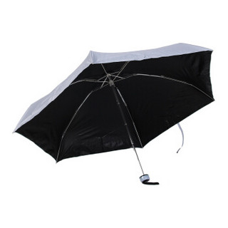 星宇芊 太阳伞黑胶五折女士遮阳 防晒折叠晴雨伞 T12 灰色