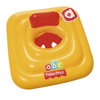 Bestway费雪（Fisher-Price）儿童游泳圈方形座圈69x69cm宝宝戏水玩具93519