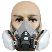 3M 6200 6005cn防毒面具 防有机蒸气 防甲醛口罩喷漆装修异味面罩七件套