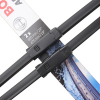 博世(BOSCH)雨刷/雨刮器进口专用神翼无骨24/19对装(捷豹XF/vv7/12前宝马3系/野帝/奔驰A级/神行者2)