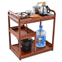 金灶(KAMJOVE) 移动茶车自动茶具套装茶车 整套茶盘实木茶桌 KW-6300C 古花木款配全智能茶艺炉V9