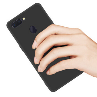 KOLA OPPO R15手机壳 微砂硅胶软壳保护套 适用于OPPO R15 黑色
