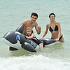 JILONG 儿童戏水游泳玩具 黑色鲸鱼190*92cm  水上坐骑 充气浮排 儿童游泳圈儿童成人水上充气玩具