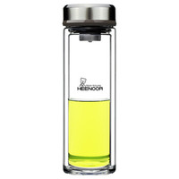 HEENOOR 希诺 XN-9308 双层玻璃杯 棕色 335ml