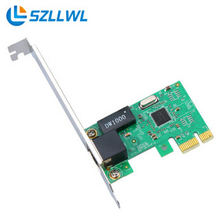 szllwl R8211B RJ45百兆网卡 100M家用网卡 台式机有线网卡 PCI-E百兆网卡