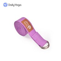 每日瑜伽 Daily Yoga 伸展带 瑜伽拉力带 健身力量训练绳 空中瑜伽用品 加长伸展拉筋带 220cm 夏堇紫