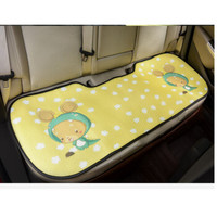 紫风铃 汽车坐垫夏季3D卡通无靠背冰丝汽车座垫四季通用单张长条 防滑免绑办公座椅垫KT 三人长垫 恐龙鼠