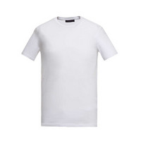 TRUSSARDI JEANS杜鲁萨迪男士白色棉质圆领T恤52T00071 1T000788 W001 XL码