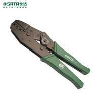 世达（SATA）电工手动工具钳子 多功能强力网线接头压著钳精密压接钳 91107 现货