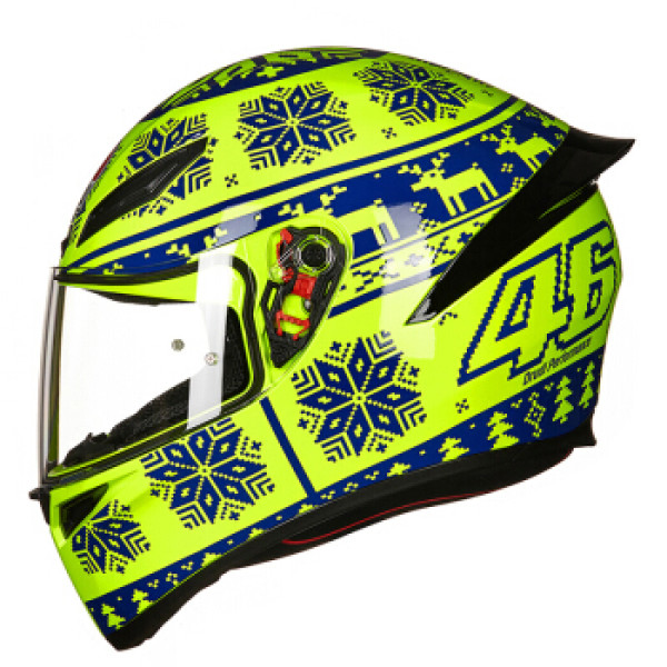 top冬季摩托车头盔 男女全盔跑盔 意大利机车赛车骑行头盔夏季 雪花