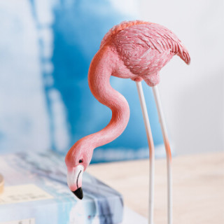 云想北欧火烈鸟软装饰品树脂客厅房间酒柜电视柜摆件工艺品a款