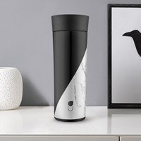 新加坡UNIBOTT优道不锈钢真空咖啡保温杯男女士水杯过滤茶杯创意情侣杯子车载杯 高地保温杯 450ml