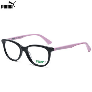 PUMA 彪马 eyewear 近视眼镜框儿童款 板材光学镜架 PJ0021O-006 黑色镜框 47mm