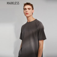 Markelss 短袖T恤男圆领宽松打底衫TXA8654M灰色185/100（XXL）