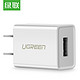 绿联 苹果充电器 安卓手机USB数据线插头 5V/1A快速电源适配器 支持iphoneXs Max/XR/X/8/8Plus/7/6/se 50714