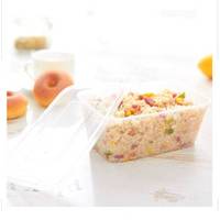 tinghao 庭好 长方形一次性餐盒饭盒约650#ML20只套装外卖快餐打包盒加厚带盖