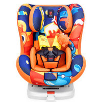 感恩 ganen 依雷拖安全座椅汽车用儿童安全座椅0-4岁isofix接口  阳光橙