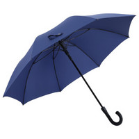 美度（MAYDU）自动开男士商务晴雨伞 加大防风弯勾式长柄伞 M1126蓝色