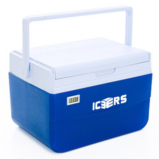 ICERS 艾森斯5L保温箱PU医用胰岛素冷藏箱户外车载冰箱带温显配4冰袋