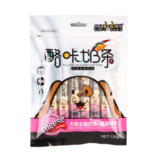 蒙贝（monbab）狗零食酪咔奶条宠物奶酪蔓越莓味幼犬成犬洁齿120g