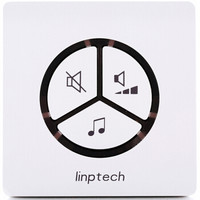 领普科技（linptech）门铃室内机 无线门铃单独学习码家用电子猫眼 （需配对室外发射端使用） 象牙白接收端