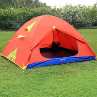 喜马拉雅登山四季帐篷户外 2人加厚冬季露营野外帐篷 3人-4人防雨 山旅红色 HT9522