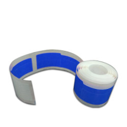 开仰 MP30 打印F型尾纤标签 38mm*25mm+40mm/50片/卷 蓝色