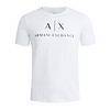 ARMANI EXCHANGE阿玛尼奢侈品男士短袖针织T恤衫8NZTCJ-Z8H4Z WHITE-1100 XL