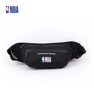 NBA 休闲运动旅游挎包运腰包 跑步腰包 运动腰包   黑色 均码