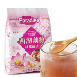 天堂伞 天堂 牌桂花莲子西湖藕粉 杭州特产 西湖藕粉速溶藕粉480g袋装
