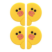 萱胜特 汽车防撞贴 汽车防撞条车门防撞条汽车门边防撞贴后视镜防撞贴 莎莉鸡 4片装