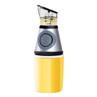 诺派（NUOPAI）按压计量油壶250ml 油瓶 透明玻璃控油壶 调料瓶 创意厨房用品 漏玻璃油瓶 C6722