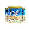 泰国进口 CHOCKY/比斯奇果屋巧客 威化饼夹心饼干牛奶味圆罐礼盒装（154g*2袋）/罐308g