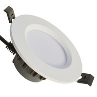 海德照明 HAIDE LIGHTING LED筒灯天花灯牛眼灯背景墙装饰灯 象牙白开孔70-75mm 4W 中性光（10只装）