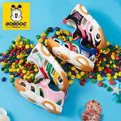 Bobdog 巴布豆 2019新款 儿童包头机能凉鞋
