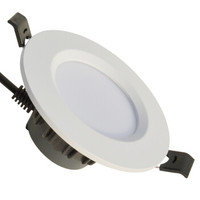 海德照明 HAIDE LIGHTING LED筒灯天花灯牛眼灯背景墙装饰灯 象牙白三色温开孔70-75mm 4W（10只装）